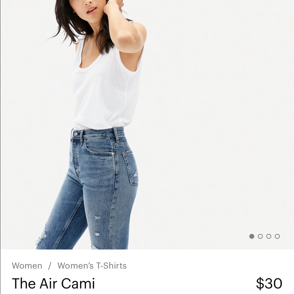 NWOT Everlane Air Tank - White